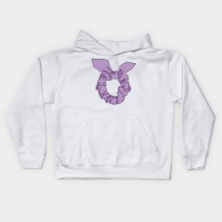 cute hair scrunchie Kids Hoodie